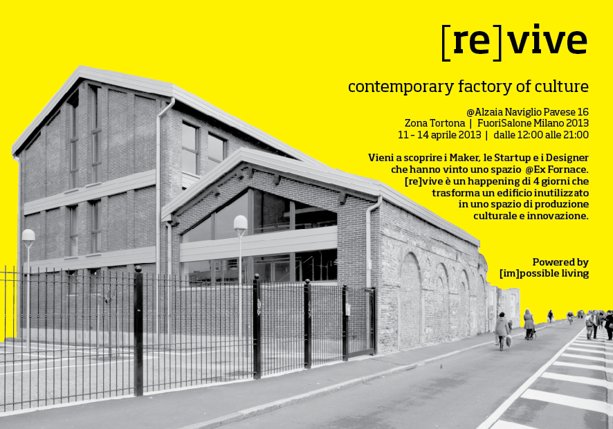 [re]vive a contemporary factory of culture – FuoriSalone Milano